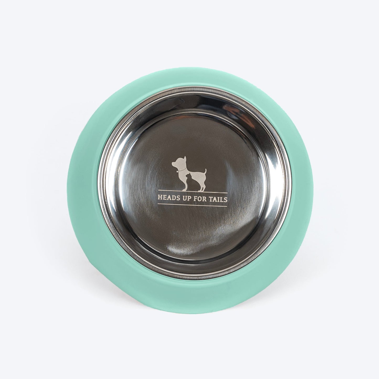 HUFT Breezy Basics Elevated Bowl For Dog - Pastel Green
