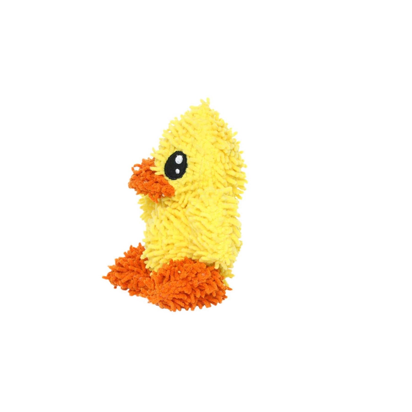 Tuffy Dog Toys - VIP Products - Mighty Jr Microfiber Ball Duck, Durable, Squeaky Dog Toy