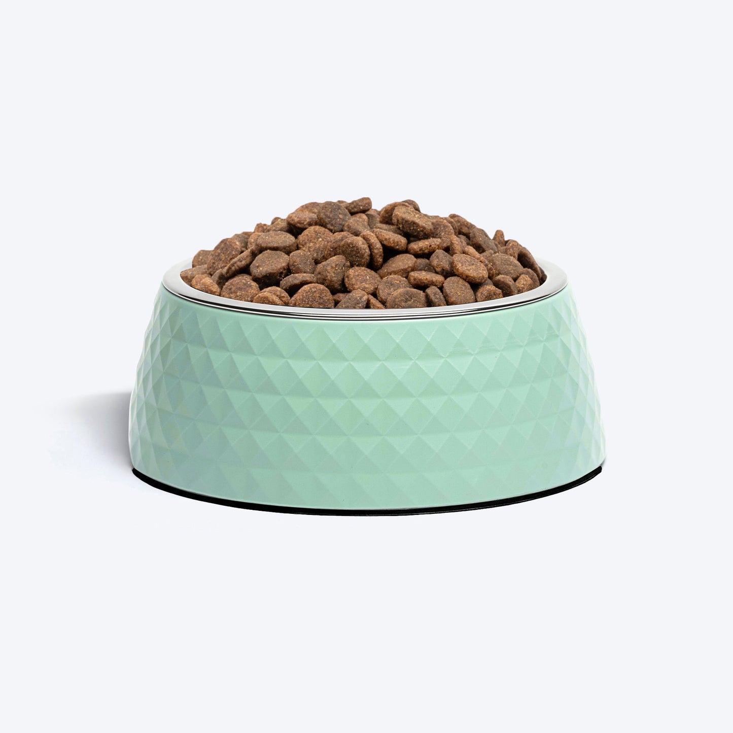 HUFT Breezy Basics Prism Embossed Melamine Bowl For Dog - Pastel Green