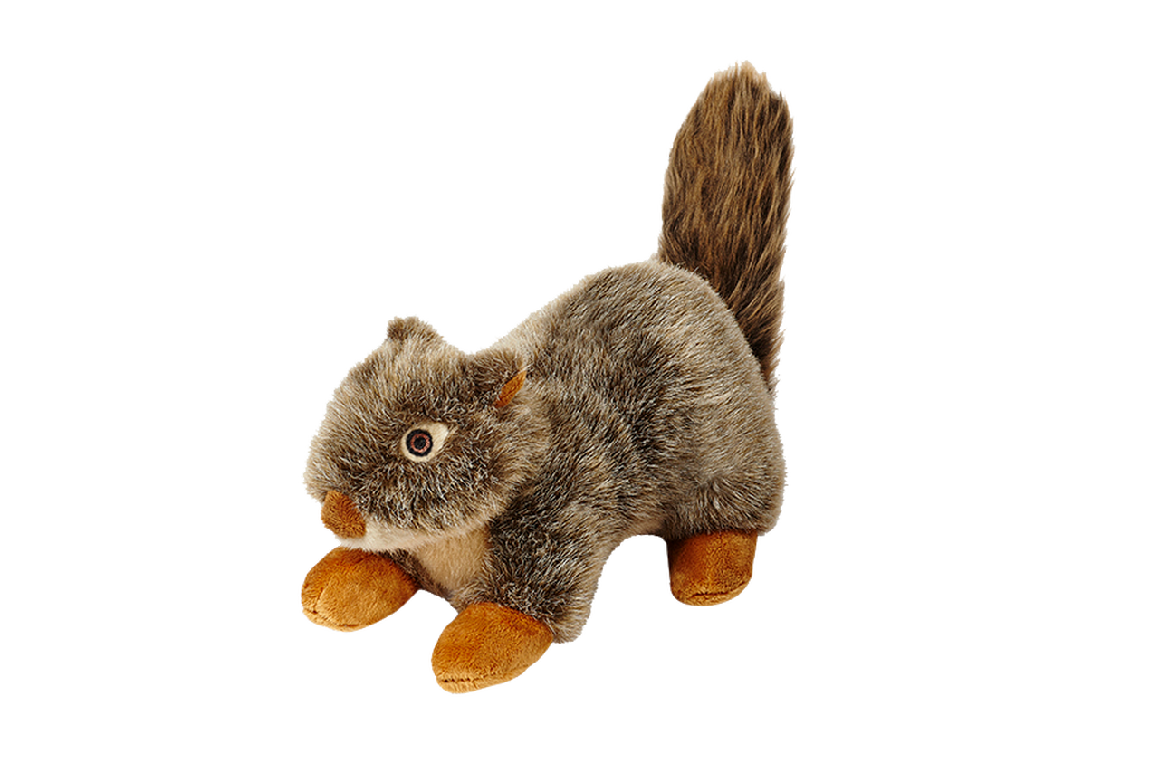 Fluff and Tuff Dog Toys - Nuts Squirrel
