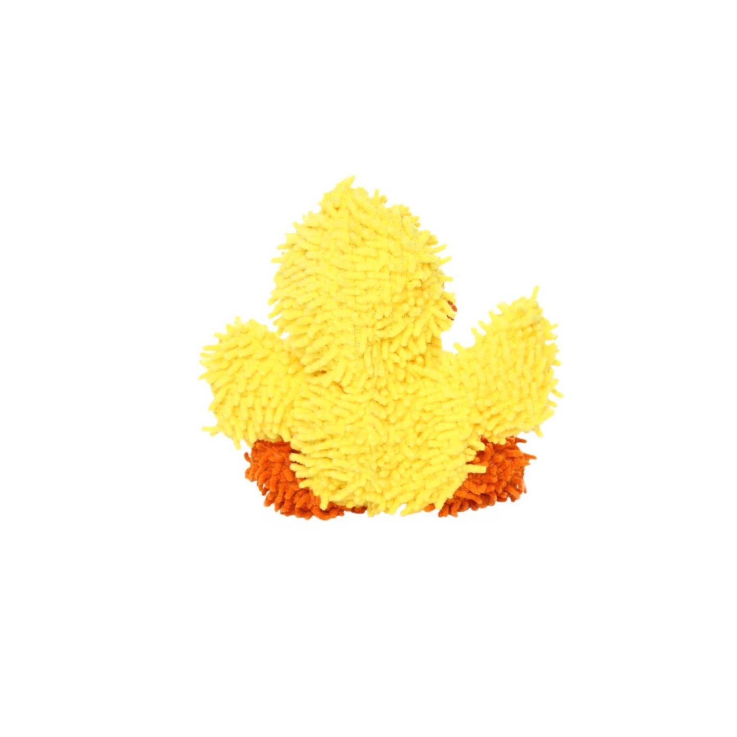 Tuffy Dog Toys - VIP Products - Mighty Jr Microfiber Ball Duck, Durable, Squeaky Dog Toy
