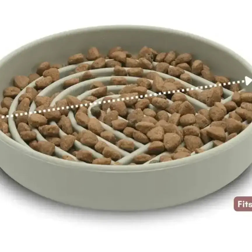 Rainbow Silicone Slow Feeder Lick Mat with Suction tan