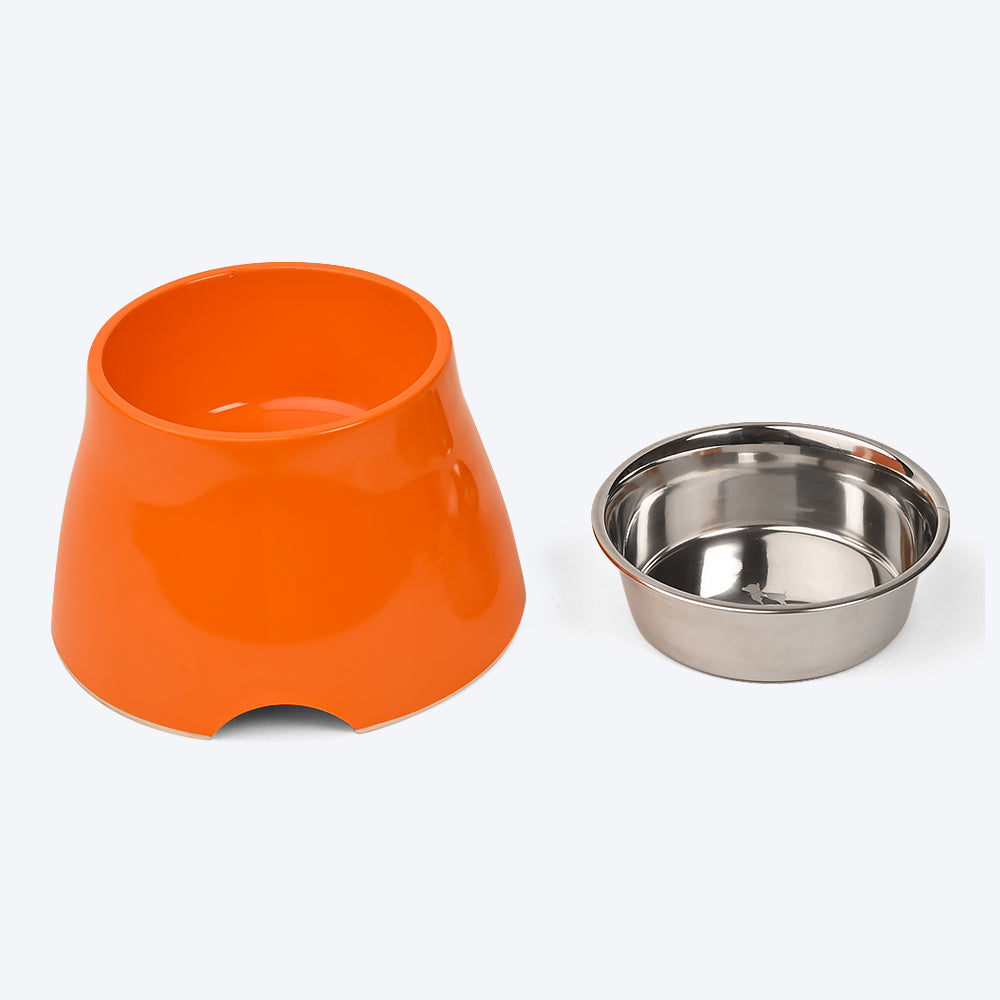HUFT Elevated Dog Bowl - Orange
